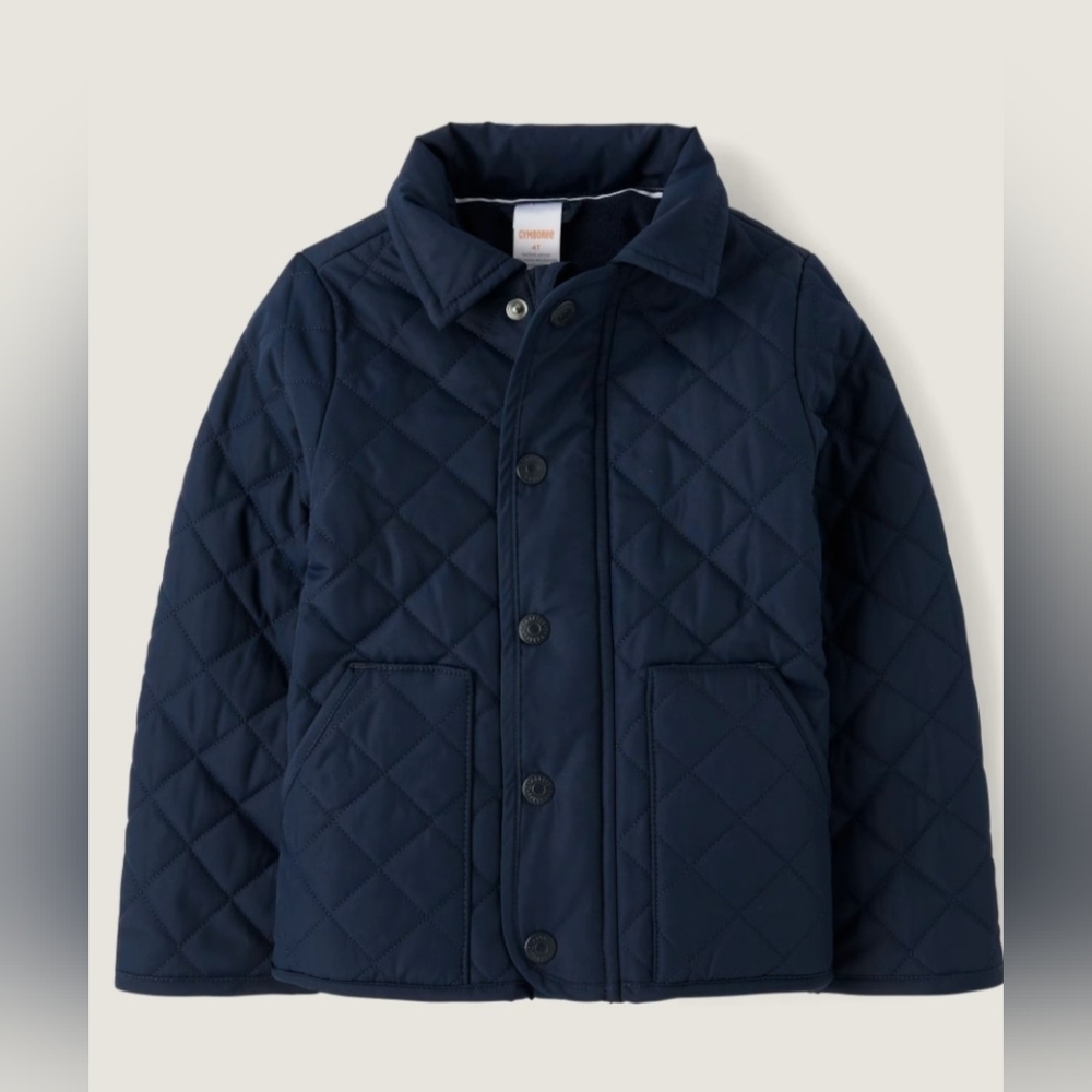 Gymboree Quilted Navy Jacket Size 7